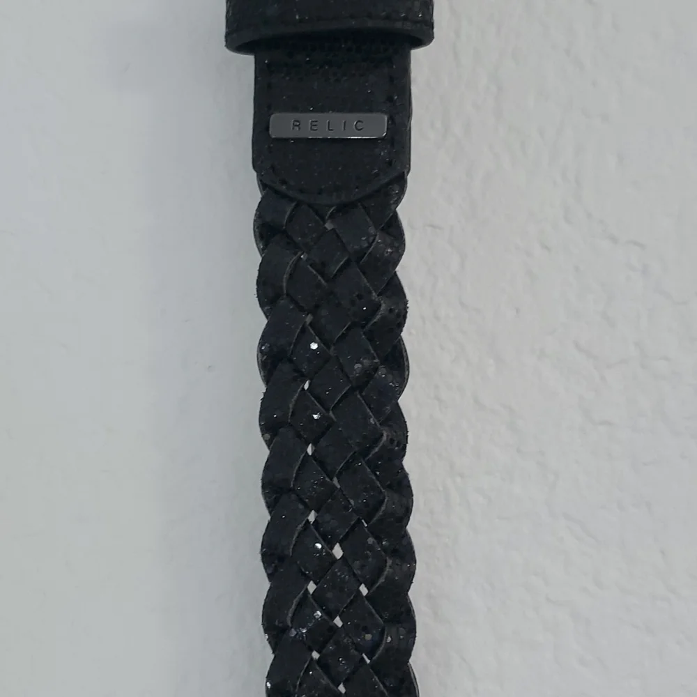 NWT Black Glitter Belt